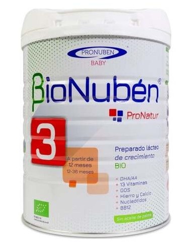 Bionuben Leche Crecimiento Pronatur 3 800G