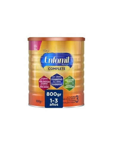 Enfamil -3- Premium Bote 800 Gramos