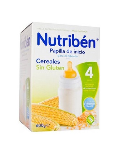 Nutribén® Papilla Inicio Biberón Sin Gluten 600G