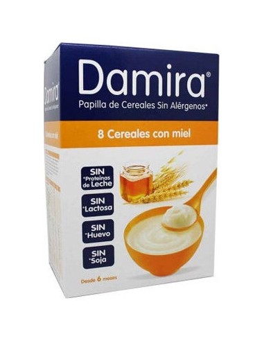 Damira Papilla Multicereales Miel 600 Gr