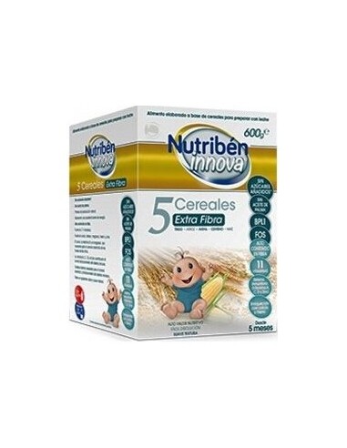 Nutriben Innova 5 Cereales Extrafibra 600G