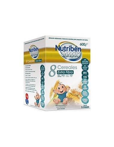 Nutriben Innova 8 Cereales Extrafibra 600G