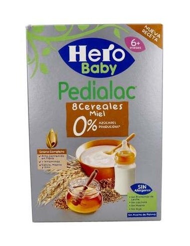 Pedialac Papil 8 Cer Miel-Hero Baby 340G