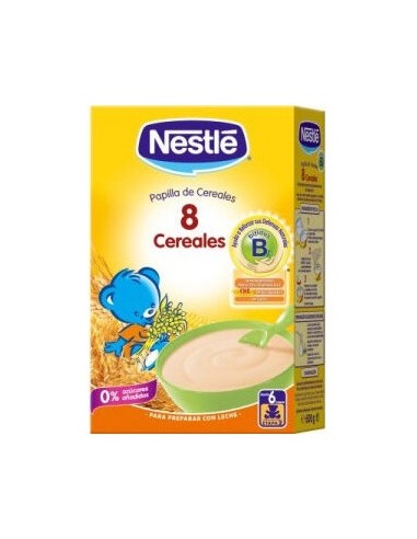 Nestlé Papilla 8 Cereales Con Bífidus 600G