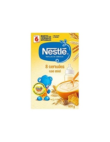Nestlé Papilla 8 Cereales Miel 600G
