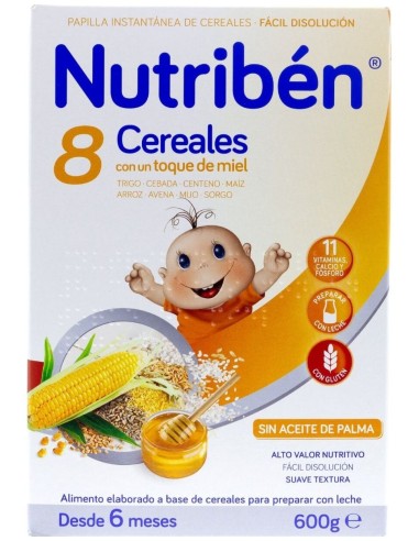 Nutribén® 8 Cereales Y Miel 600G