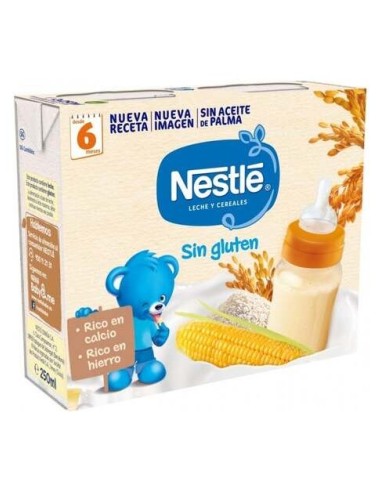 Nestlé Papilla De Cereales S/Gluten 2X250Ml
