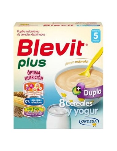 Blevit Plus Duplo 8 Cereales Yogur 700G