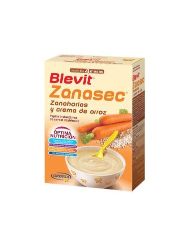 Blevit® Zanasec Zanahorias Crema De Arroz 300G