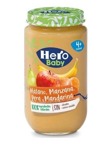 Hero Baby Pedialac Tarrito De Plátano, Mandarina Y Pera 250G
