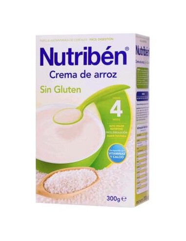 Nutriben Crema Arroz Sin Gluten 300 G.