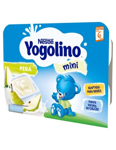 Yogolino Mini Pera 6 Tarrinas X 60 Gr