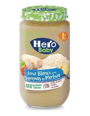 Hero Baby Pedialac Tarrito De Arroz Con Merluza 250G