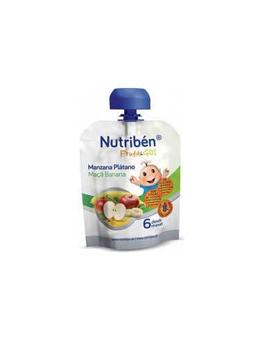 Nutriben Fruta And Go Manzana Plata 90 G