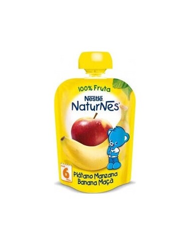 Nestle Naturnes Pouches Platano Manz 90G