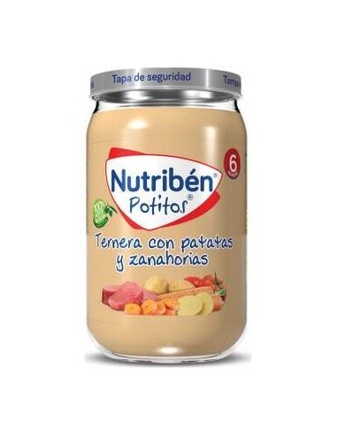 Nutriben Potitto Ternera Con Patatas Y Zanahorias 235G