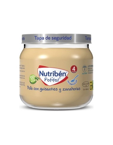 Nutriben Potito Inicio A La Carne Pollo Con Guis 120 G