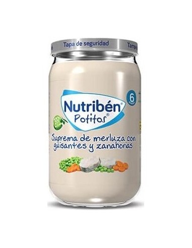 Nutriben Potito Merluza Con Guisantes 235Gr
