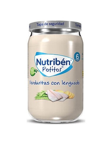 Nutriben Potito Verduritas Con Lenguado 235Gr