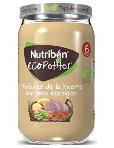 Nutriben Ecopotitos Verdur Pavo 235G