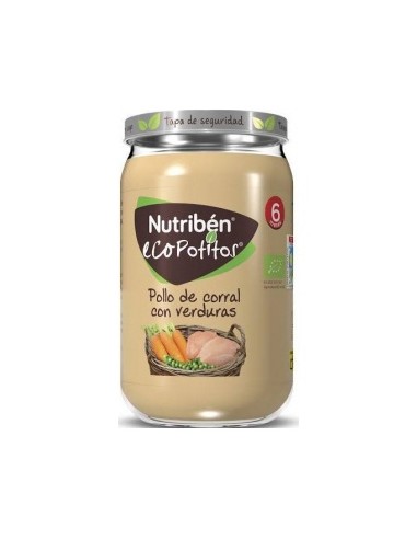 Nutriben Ecopotito Verduras Pollo 235 Gr