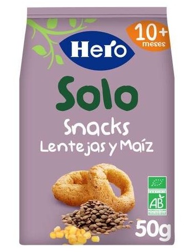 Fater Hero Solo Snacks Lentejas Y Maiz Eco 50G