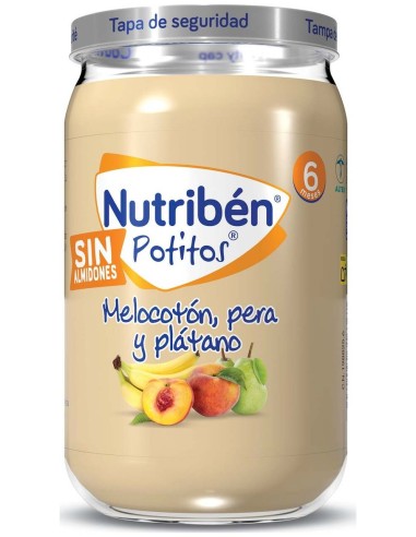 Nutriben Pot Melocoton Pera Platano 235G
