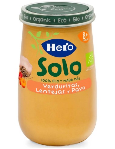 Hero Baby Solo Verduras+ Lentej.Ypavo 190G