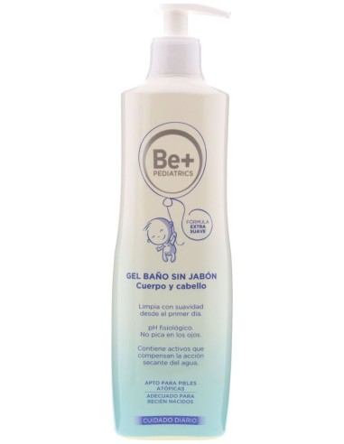 Be+ Pediatrics Gel De Baño Sin Jabón 500Ml