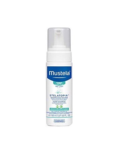 Mustela Stelatopia Champú Mousse Recién Nacido 150Ml