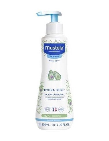 Mustela Hydra Bebé Leche Corporal Con Aguacate Bio 300Ml