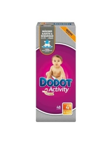 Dodot Activity Pañal Infantil T-4  48Uds