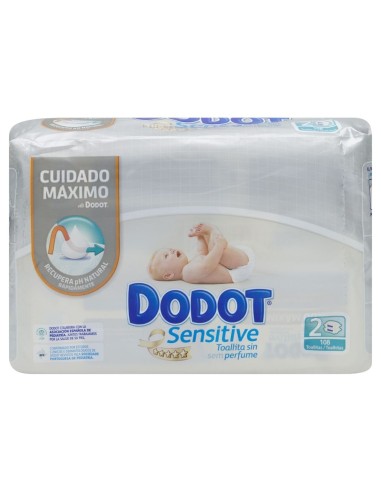 Toallitas Dodot Sensitive Recambio 108U