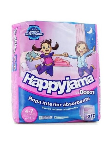 Dodot Happyjama Pañal Infantil Niña T-7  13Uds
