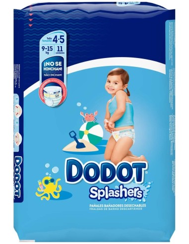 Dodot Splashers Talla 4 9-15 Kg 11 Uds