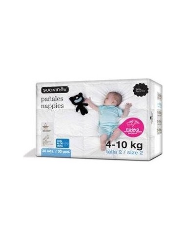 Suavinex Pañal Talla Mediana 4-10Kg 32Uds