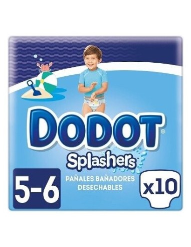 Dodot Splashers Pañal Infantil Talla 5 12-15 Kg 10Uds