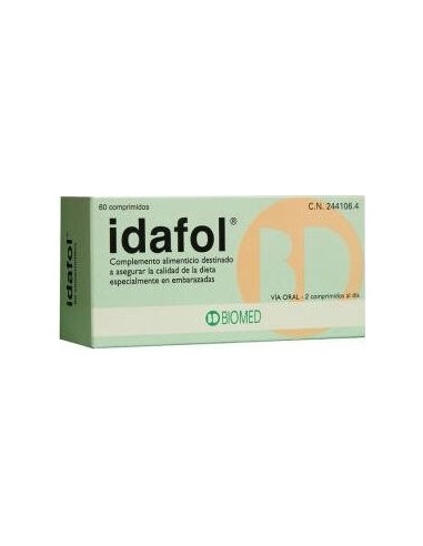 Idafol 60 Cap (Yodo+Ac.Folico+Vit.B12)