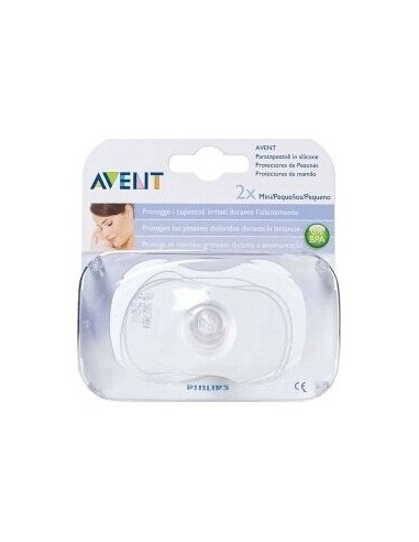 Avent Protector Pezón Silicona Talla Mini S 2Uds