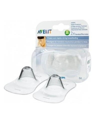 Avent Protector De Pezón Silicona Talla Standard 2Uds