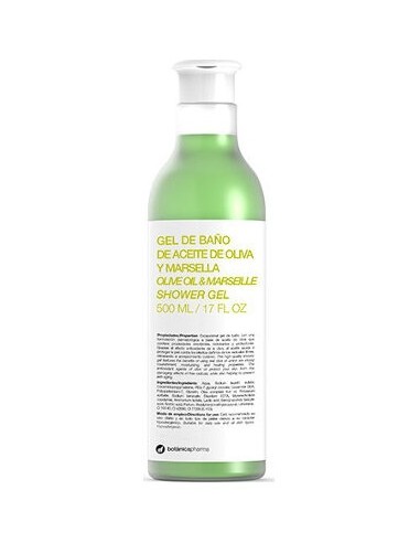 Botanica Pharma Gel De Baño Oliva Y Marsella 500Ml