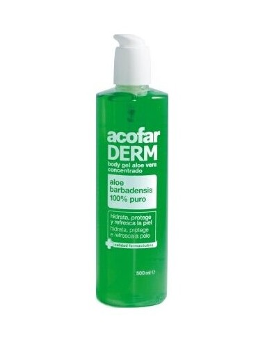 Acofarderm Body Gel Aloe Vera Concentrado 500Ml