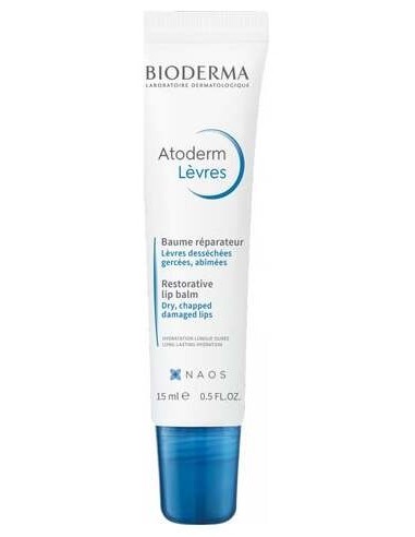 Bioderma Atoderm Lèvres Bálsamo Labial Reparador 15Ml