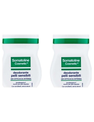 Somatoline ® Desodorante Roll-On Para Pieles Sensibles 2X50Ml