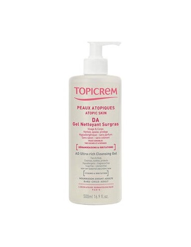 Topicrem Da Gel Sobreengrasante 500Ml