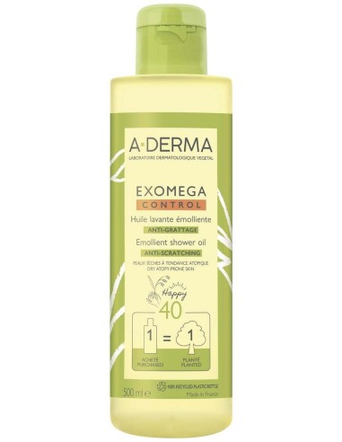 A-Derma Exomega Aceite De Ducha Y Baño 500Ml