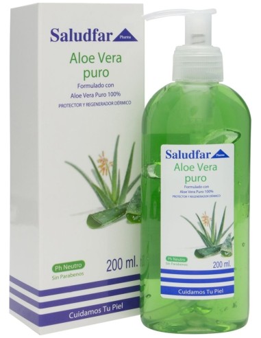 Saludfar Pharma Gel Jugo Puro Aloe Vera 200Ml