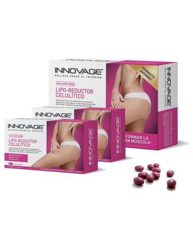 Innovage® Liporeductor Anticelulítico 30Cáps+30Cáps