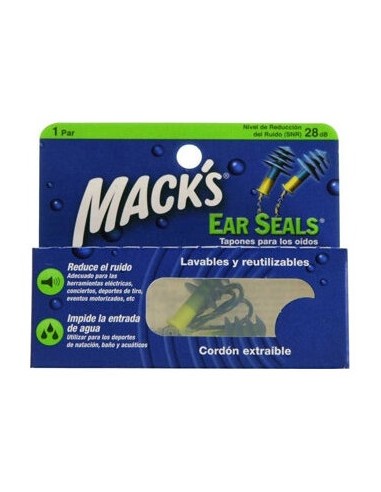 Macks Confort Ear Seals Tapones Oidos 2U