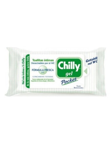 Chilly® Pocket Toallitas Refrescante 12Uds